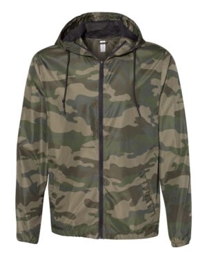 Independent Trading Co. Men's Lightweight Windbreaker Full-Zip Jacket - Image 61