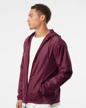 Independent Trading Co. Men's Lightweight Windbreaker Full-Zip Jacket - Image 77
