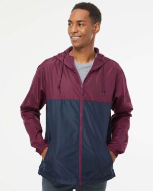 Independent Trading Co. Men's Lightweight Windbreaker Full-Zip Jacket - Image 82
