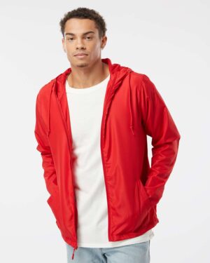Independent Trading Co. Men's Lightweight Windbreaker Full-Zip Jacket - Image 88