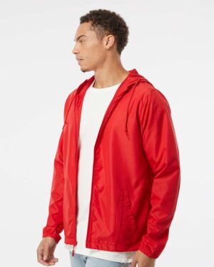 Independent Trading Co. Men's Lightweight Windbreaker Full-Zip Jacket - Image 89