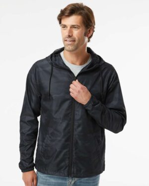 Independent Trading Co. Men's Lightweight Windbreaker Full-Zip Jacket - Image 16