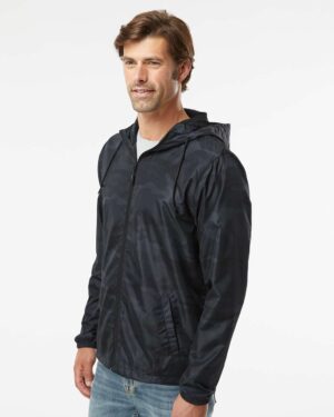 Independent Trading Co. Men's Lightweight Windbreaker Full-Zip Jacket - Image 17