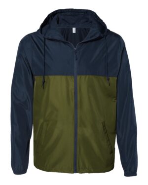 Independent Trading Co. Men's Lightweight Windbreaker Full-Zip Jacket - Image 46
