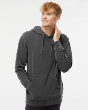 Independent Trading Co. Unisex Midweight Pigment-Dyed Hooded Sweatshirt - Image 19