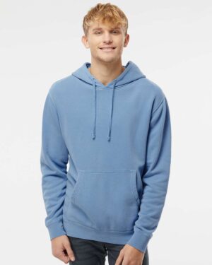 Independent Trading Co. Unisex Midweight Pigment-Dyed Hooded Sweatshirt - Image 49