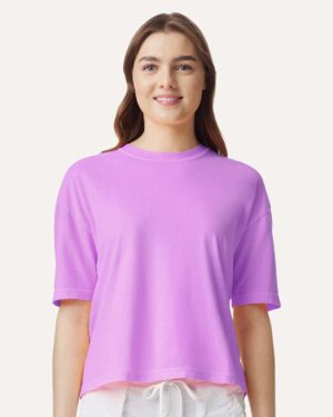 Comfort Colors Women's Garment-Dyed Heavyweight Boxy T-Shirt - Image 46