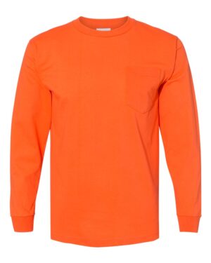 Bayside Unisex USA-Made Long Sleeve Pocket T-Shirt - Image 21