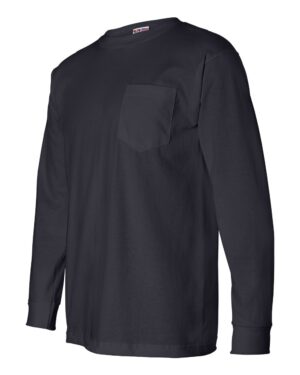 Bayside Unisex USA-Made Long Sleeve Pocket T-Shirt - Image 19