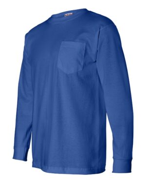 Bayside Unisex USA-Made Long Sleeve Pocket T-Shirt - Image 24