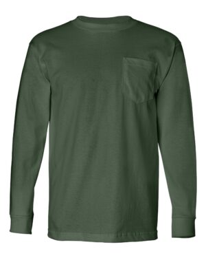 Bayside Unisex USA-Made Long Sleeve Pocket T-Shirt - Image 12