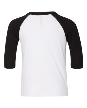 BELLA + CANVAS Toddler Three-Quarter Sleeve Baseball Tee - Image 5