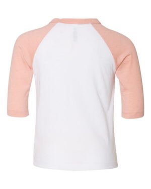 BELLA + CANVAS Toddler Three-Quarter Sleeve Baseball Tee - Image 11