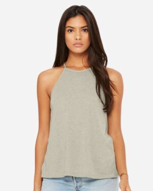 BELLA + CANVAS Women's Flowy High-Neck Tank - Image 4
