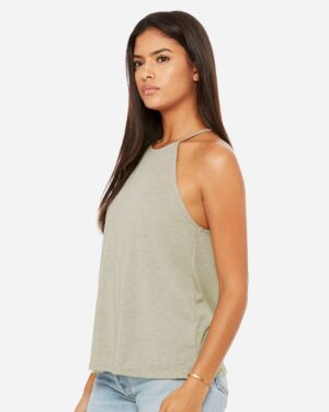 BELLA + CANVAS Women's Flowy High-Neck Tank - Image 5
