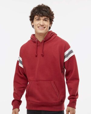 J. America Men's Vintage Athletic Hooded Sweatshirt - Image 10