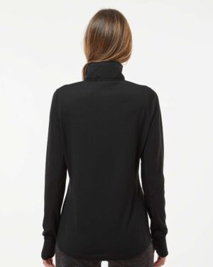 J. America Women’s Omega Stretch Quarter-Zip Pullover - Image 6