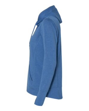 J. America Women’s Omega Stretch Snap-Placket Hooded Sweatshirt - Image 6