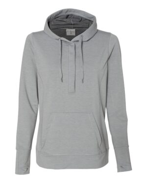 J. America Women’s Omega Stretch Snap-Placket Hooded Sweatshirt - Image 7