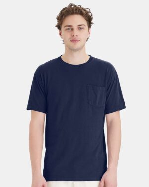 ComfortWash by Hanes Unisex Garment-Dyed Pocket T-Shirt - Image 80