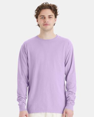 ComfortWash by Hanes Unisex Garment-Dyed Long Sleeve T-Shirt - Image 64