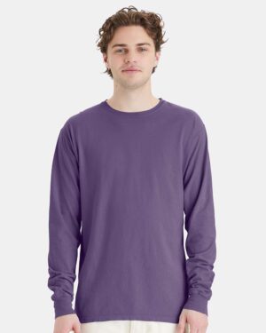 ComfortWash by Hanes Unisex Garment-Dyed Long Sleeve T-Shirt - Image 70