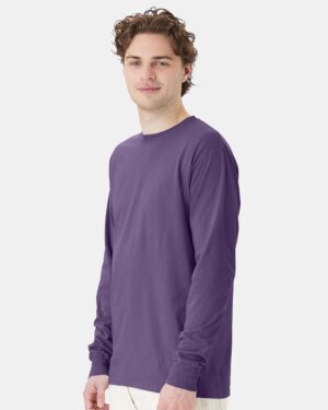 ComfortWash by Hanes Unisex Garment-Dyed Long Sleeve T-Shirt - Image 71
