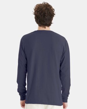 ComfortWash by Hanes Unisex Garment-Dyed Long Sleeve T-Shirt - Image 6