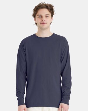 ComfortWash by Hanes Unisex Garment-Dyed Long Sleeve T-Shirt - Image 4