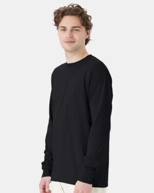 ComfortWash by Hanes Unisex Garment-Dyed Long Sleeve T-Shirt - Image 17