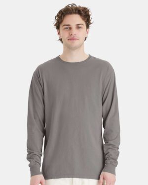 ComfortWash by Hanes Unisex Garment-Dyed Long Sleeve T-Shirt - Image 34