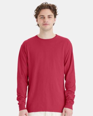 ComfortWash by Hanes Unisex Garment-Dyed Long Sleeve T-Shirt - Image 40