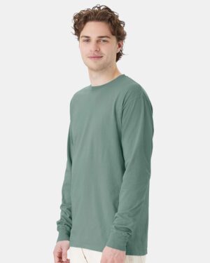 ComfortWash by Hanes Unisex Garment-Dyed Long Sleeve T-Shirt - Image 47