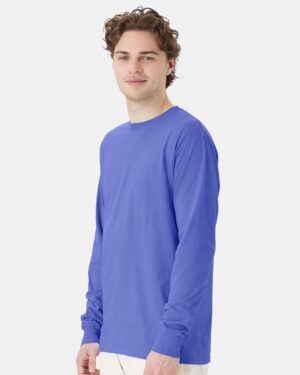 ComfortWash by Hanes Unisex Garment-Dyed Long Sleeve T-Shirt - Image 53