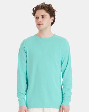 ComfortWash by Hanes Unisex Garment-Dyed Long Sleeve T-Shirt - Image 90