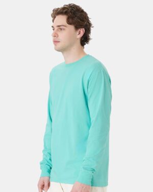 ComfortWash by Hanes Unisex Garment-Dyed Long Sleeve T-Shirt - Image 91