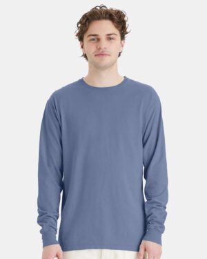 ComfortWash by Hanes Unisex Garment-Dyed Long Sleeve T-Shirt - Image 126