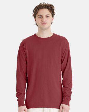 ComfortWash by Hanes Unisex Garment-Dyed Long Sleeve T-Shirt - Image 28
