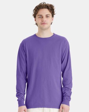 ComfortWash by Hanes Unisex Garment-Dyed Long Sleeve T-Shirt - Image 78