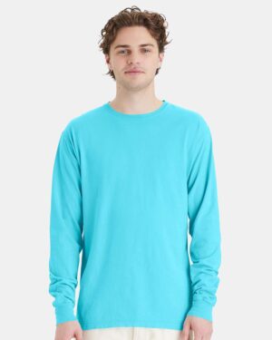 ComfortWash by Hanes Unisex Garment-Dyed Long Sleeve T-Shirt - Image 58