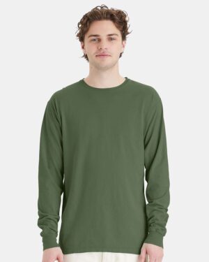 ComfortWash by Hanes Unisex Garment-Dyed Long Sleeve T-Shirt - Image 96