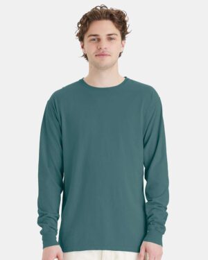 ComfortWash by Hanes Unisex Garment-Dyed Long Sleeve T-Shirt - Image 22