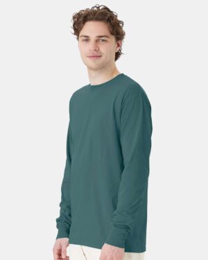 ComfortWash by Hanes Unisex Garment-Dyed Long Sleeve T-Shirt - Image 23