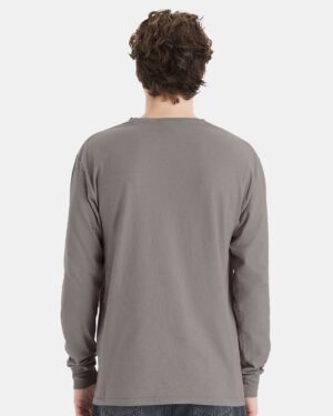 ComfortWash by Hanes Unisex Garment-Dyed Long Sleeve T-Shirt With a Pocket - Image 16