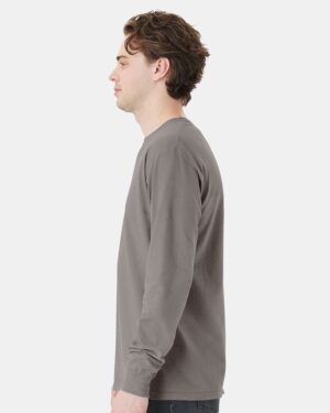 ComfortWash by Hanes Unisex Garment-Dyed Long Sleeve T-Shirt With a Pocket - Image 15