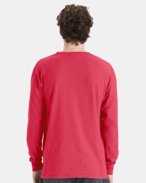 ComfortWash by Hanes Unisex Garment-Dyed Long Sleeve T-Shirt With a Pocket - Image 22