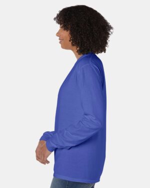 ComfortWash by Hanes Unisex Garment-Dyed Long Sleeve T-Shirt With a Pocket - Image 27