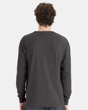ComfortWash by Hanes Unisex Garment-Dyed Long Sleeve T-Shirt With a Pocket - Image 54