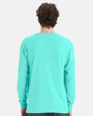 ComfortWash by Hanes Unisex Garment-Dyed Long Sleeve T-Shirt With a Pocket - Image 42
