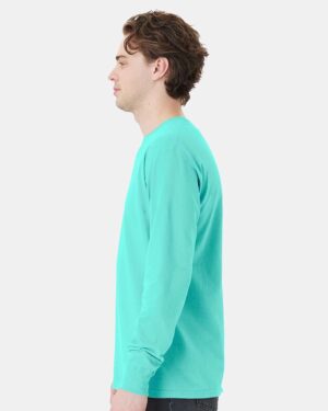 ComfortWash by Hanes Unisex Garment-Dyed Long Sleeve T-Shirt With a Pocket - Image 41